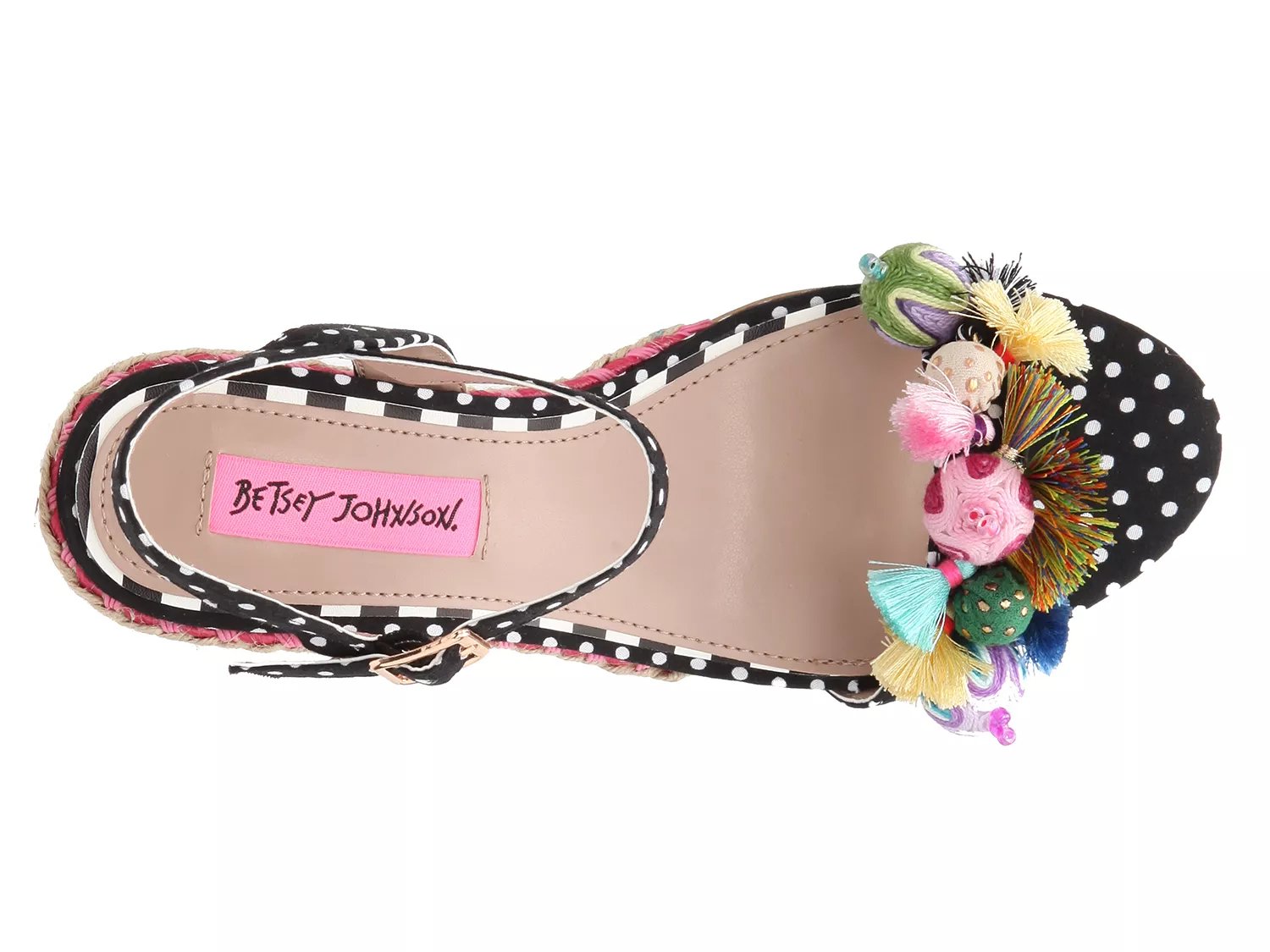 betsey johnson koko wedge sandals