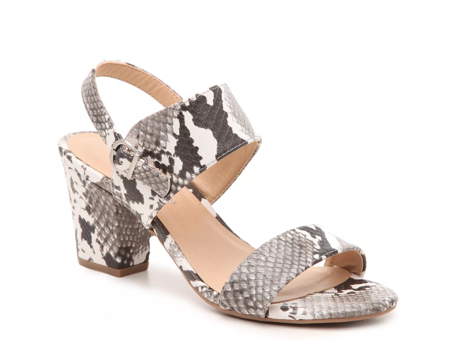 cl by laundry spot on sandal