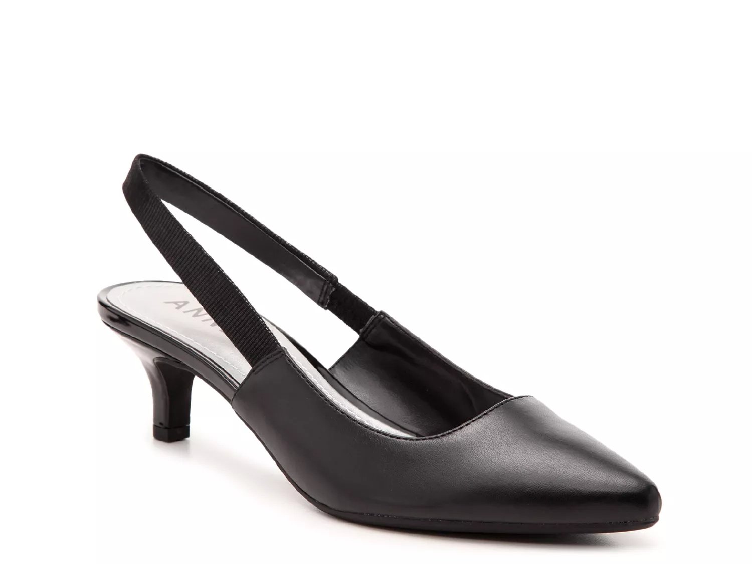 anne klein black slingback shoes