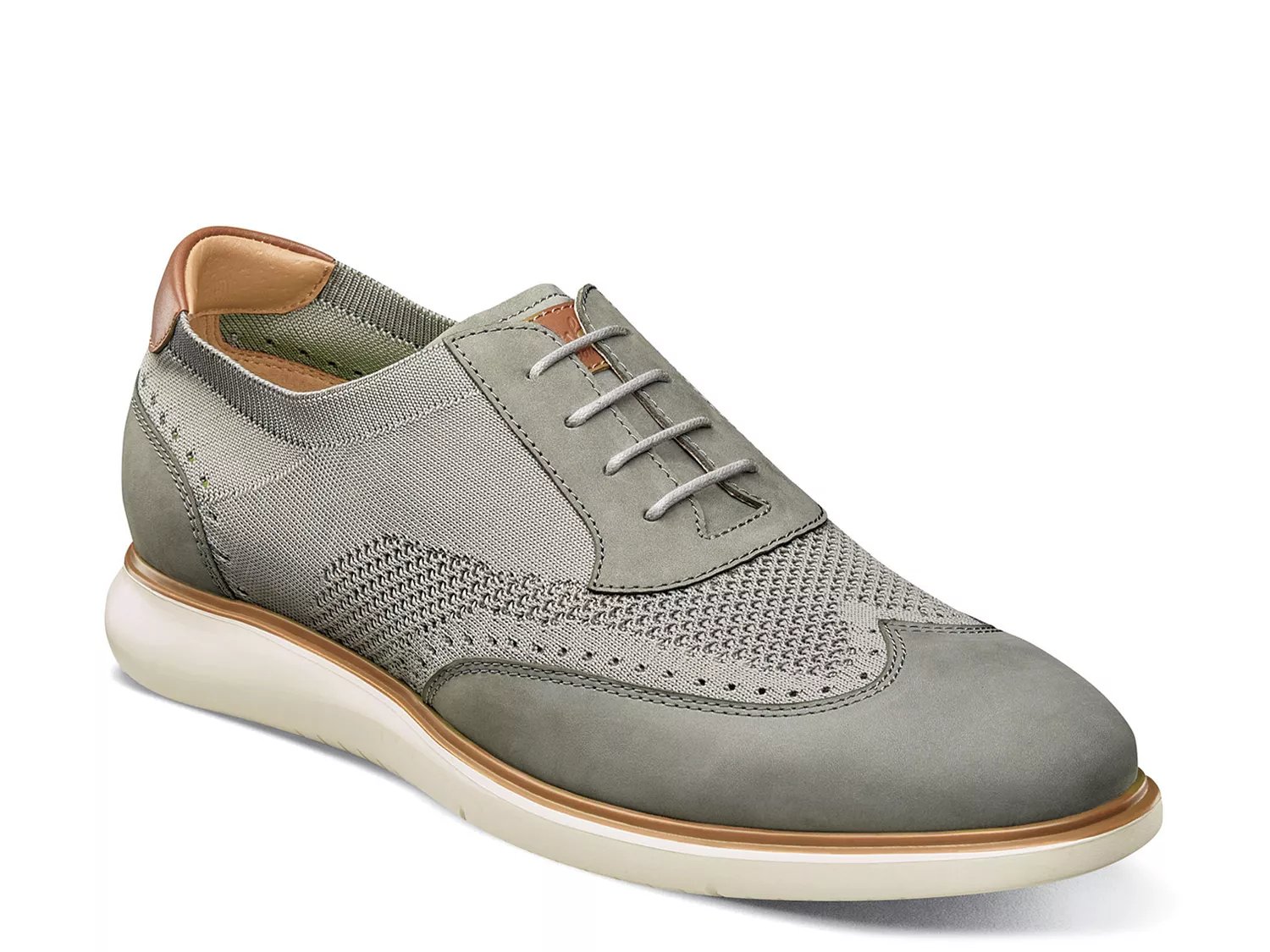 knit wingtip oxford