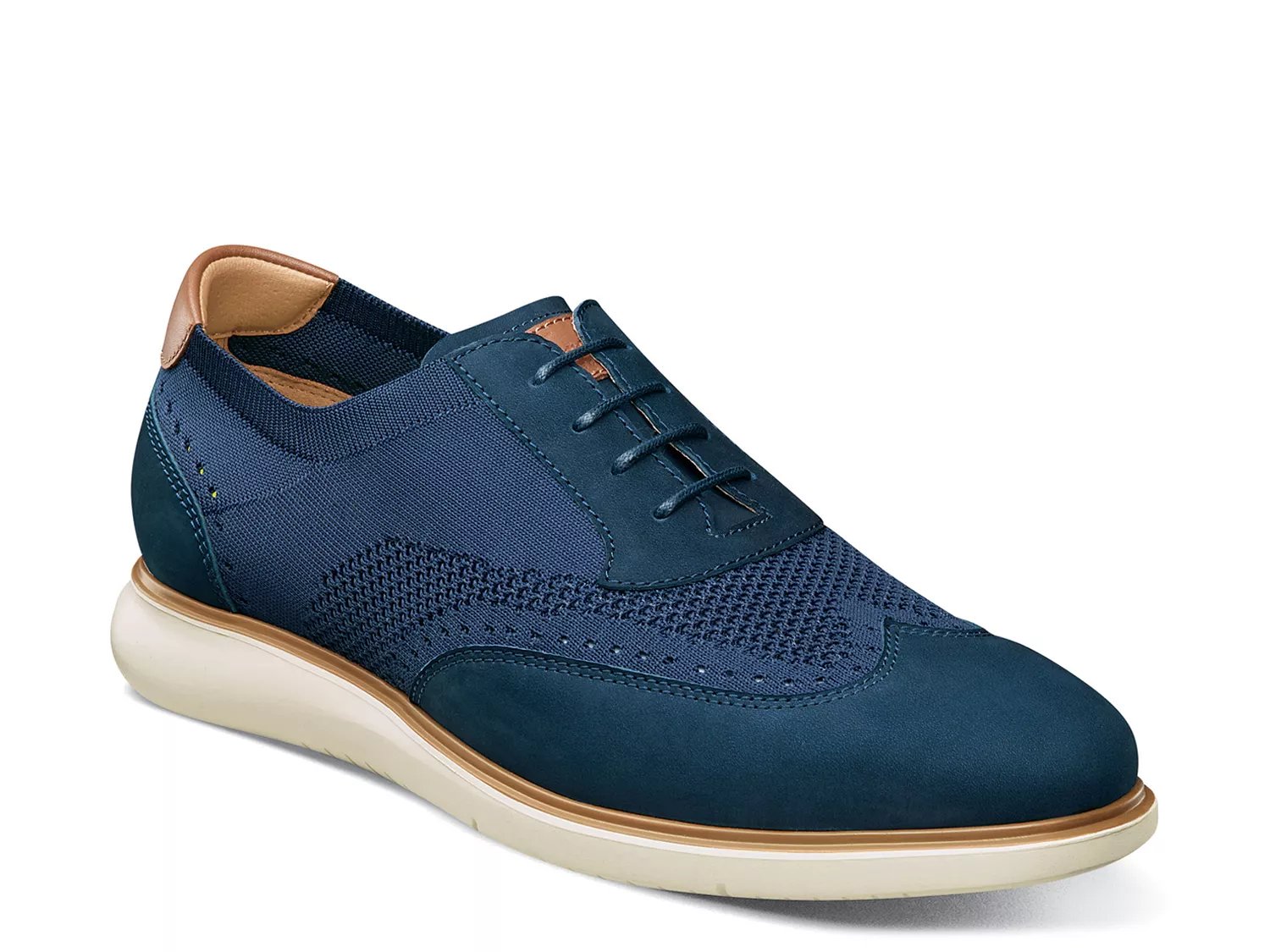 knit wingtip oxford