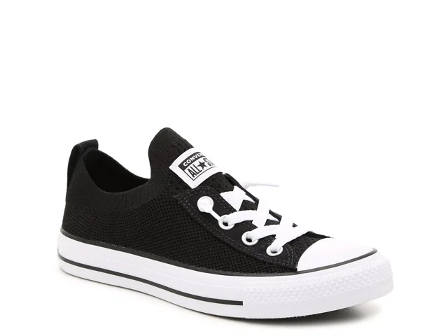 Converse all star slip on black store