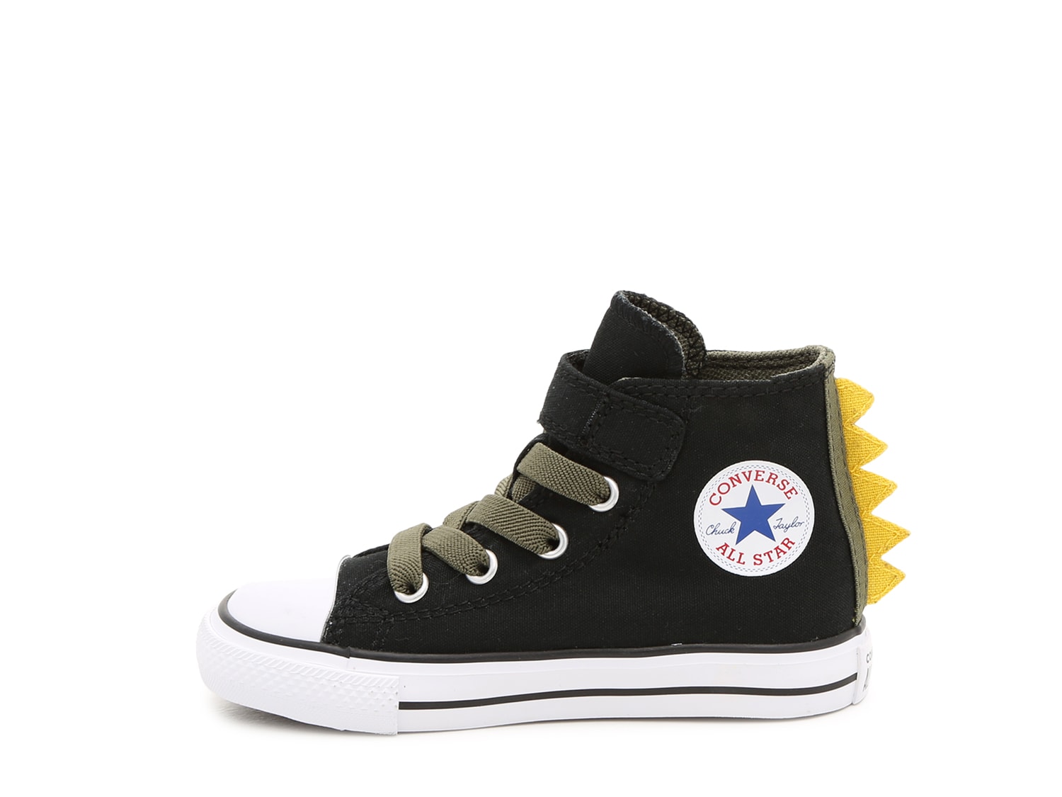 chuck taylor all star dino spikes hook and loop high top