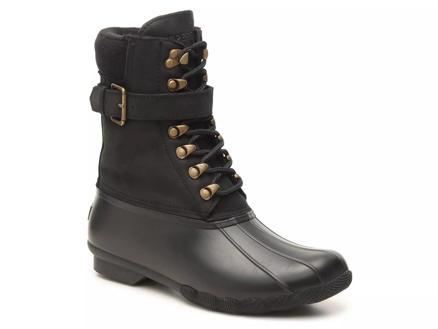 shearwater faux shearling waterproof duck boot