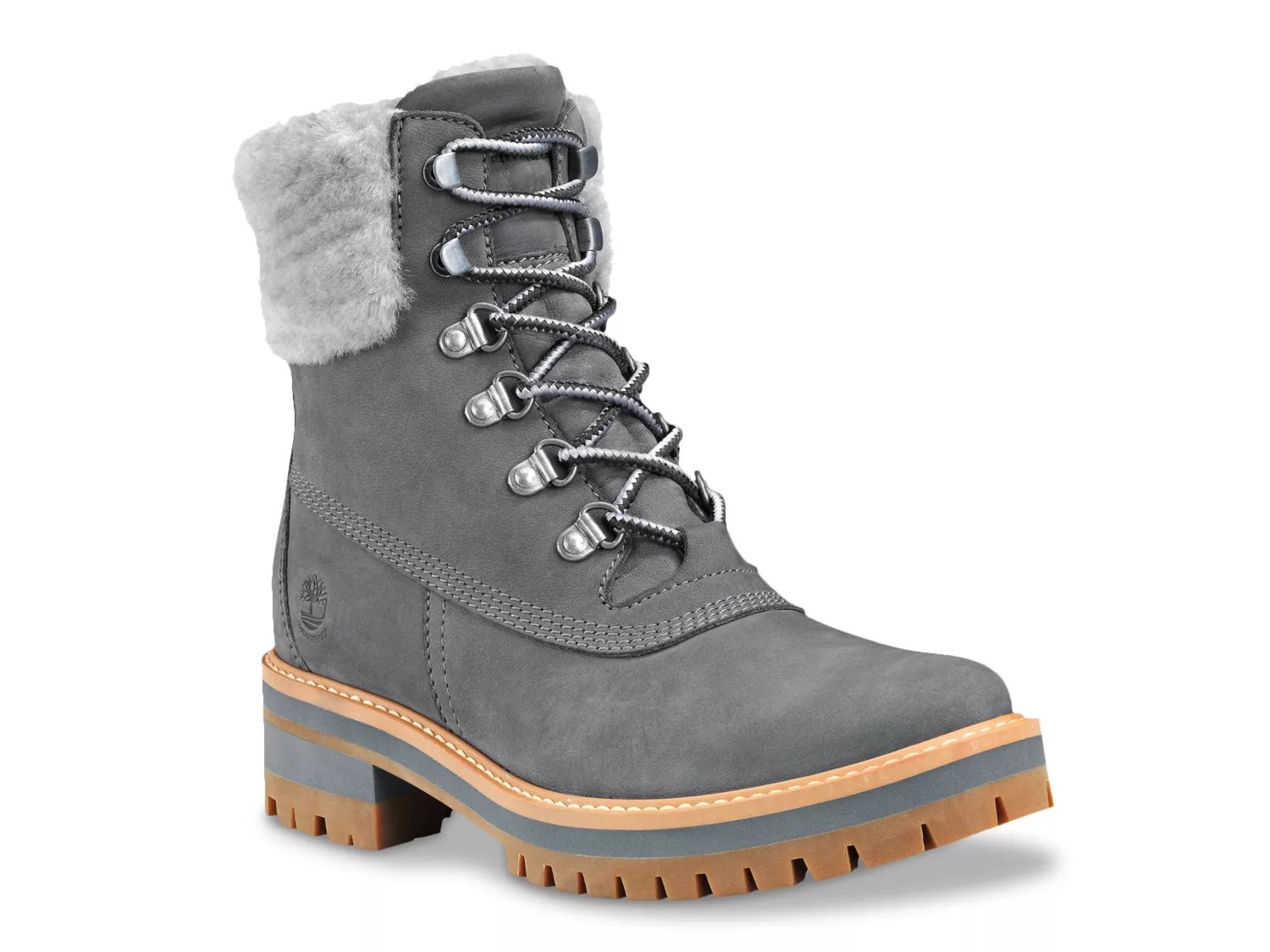 timberland women's courmayeur valley round toe suede & shearling boots