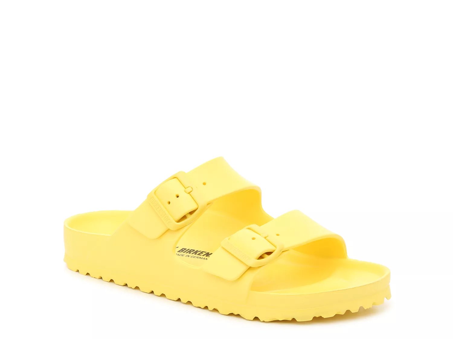 yellow rubber birkenstocks