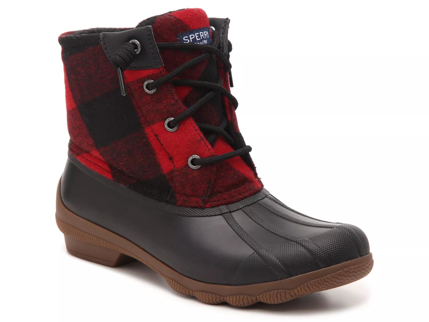 sperry burgundy duck boots