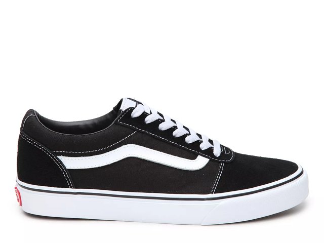 BLACK VANS Mens Ward Sneaker