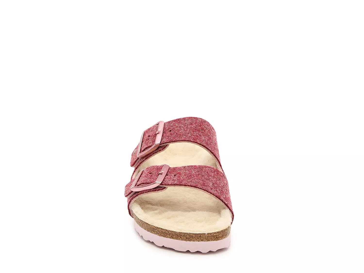 arizona double buckle slide sandals