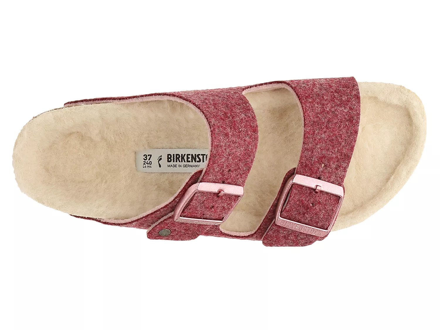 arizona double buckle slide sandals