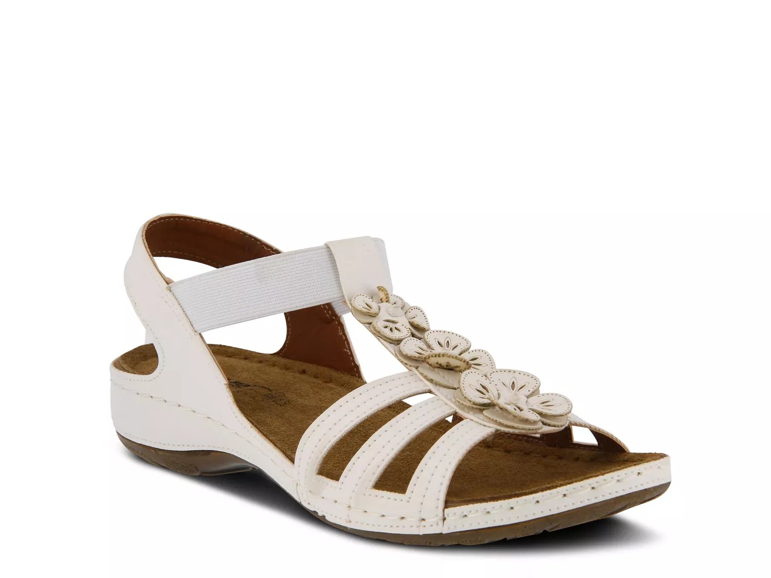 dsw white sandals