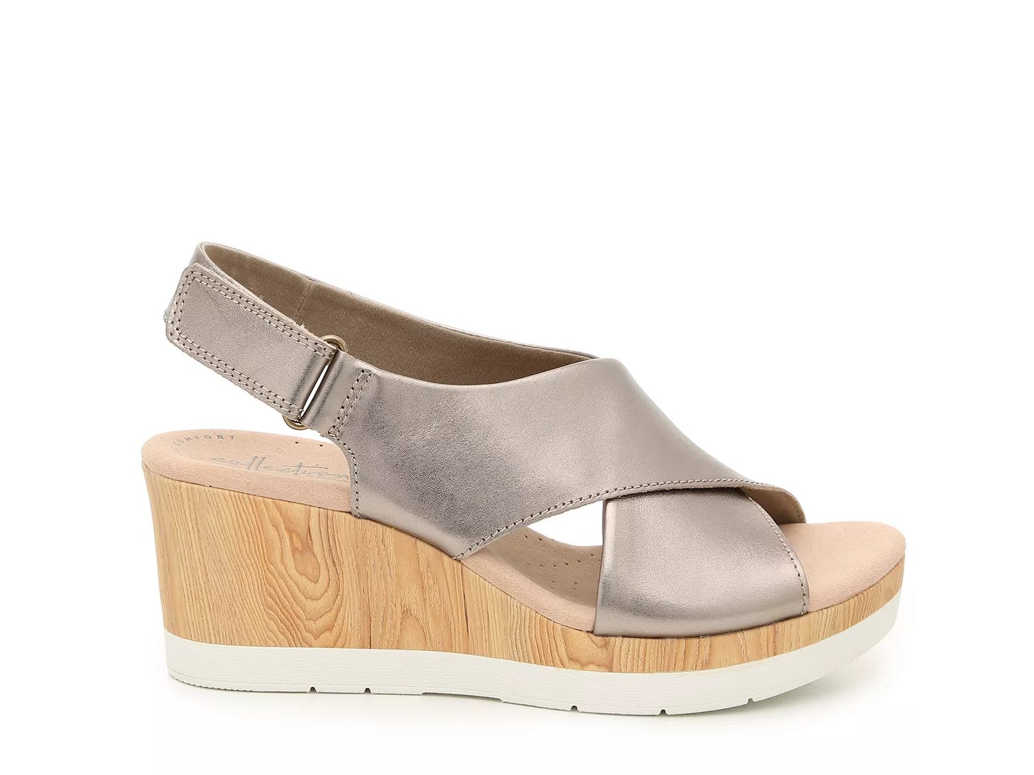 clarks women's cammy pearl wedge sandal