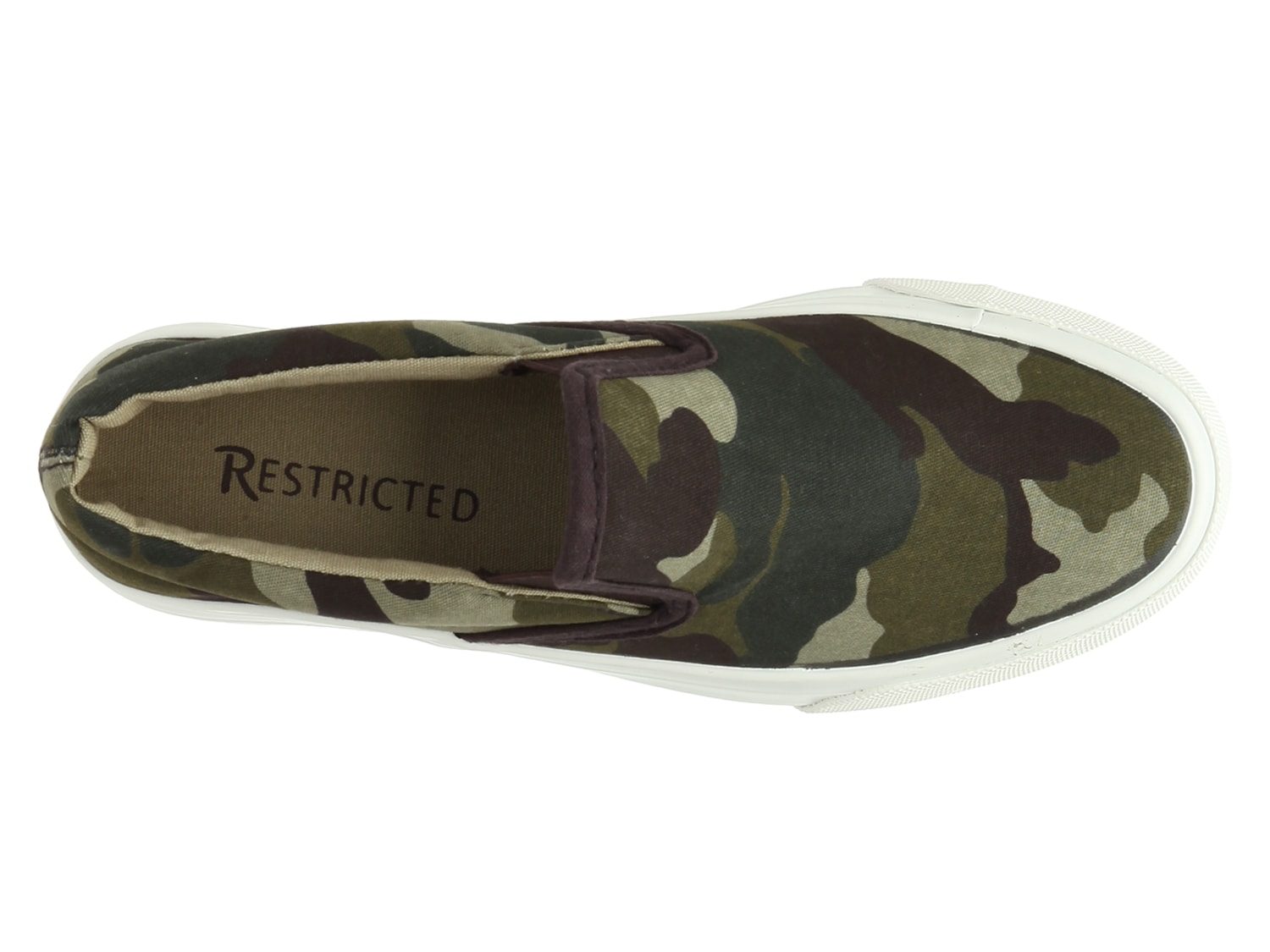 camo slip on shoes