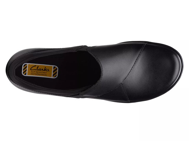 Clarks non slip top work shoes