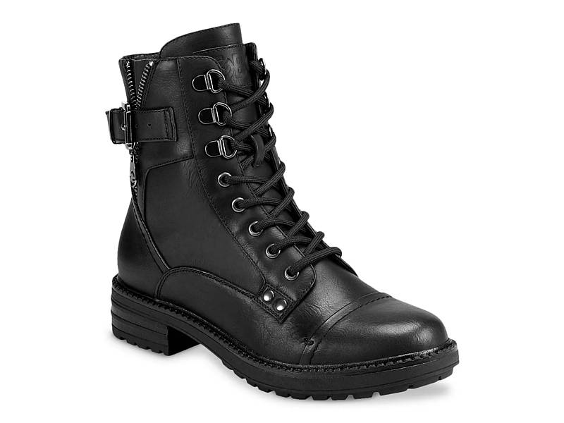 canaly platform combat boot