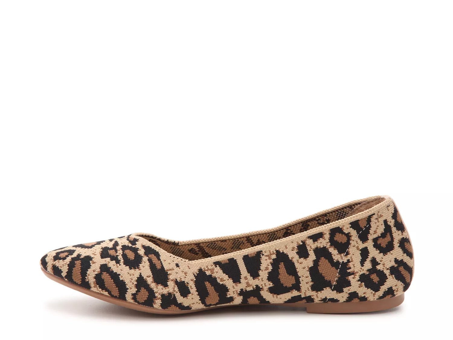 skechers flats leopard