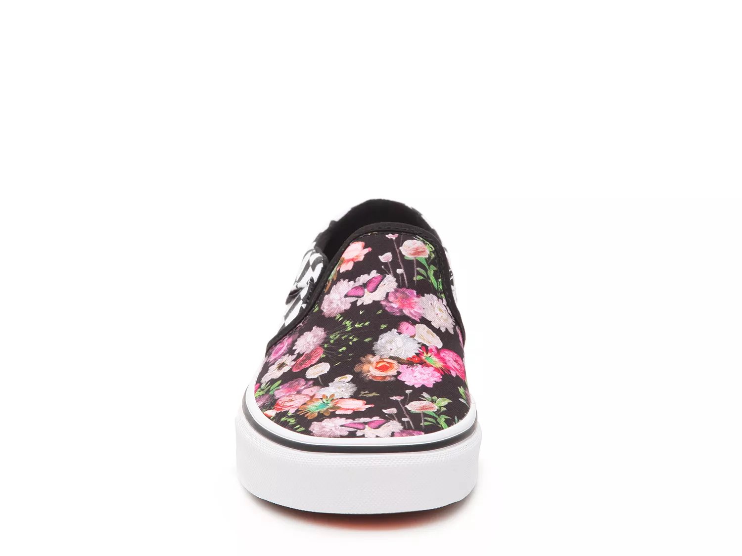 vans asher floral checkerboard
