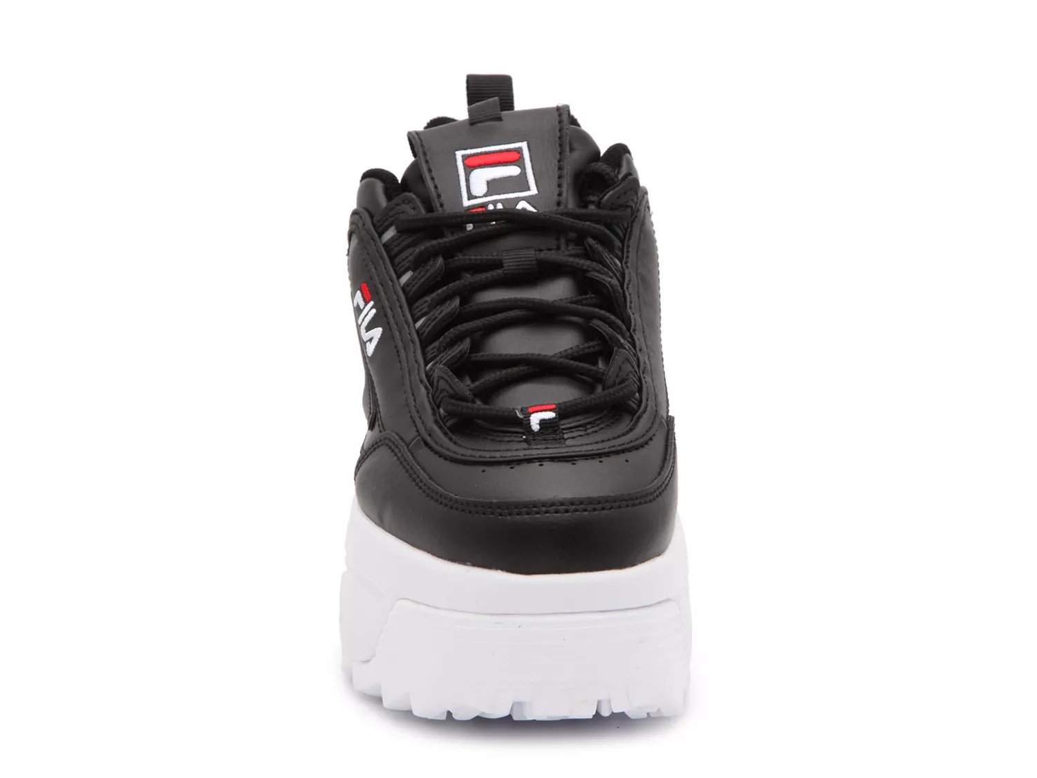 womens fila disruptor wedge athletic shoe