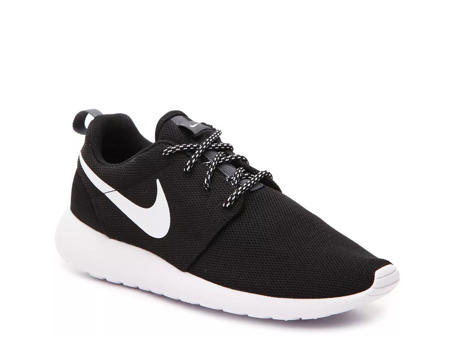 black and white roshes womens