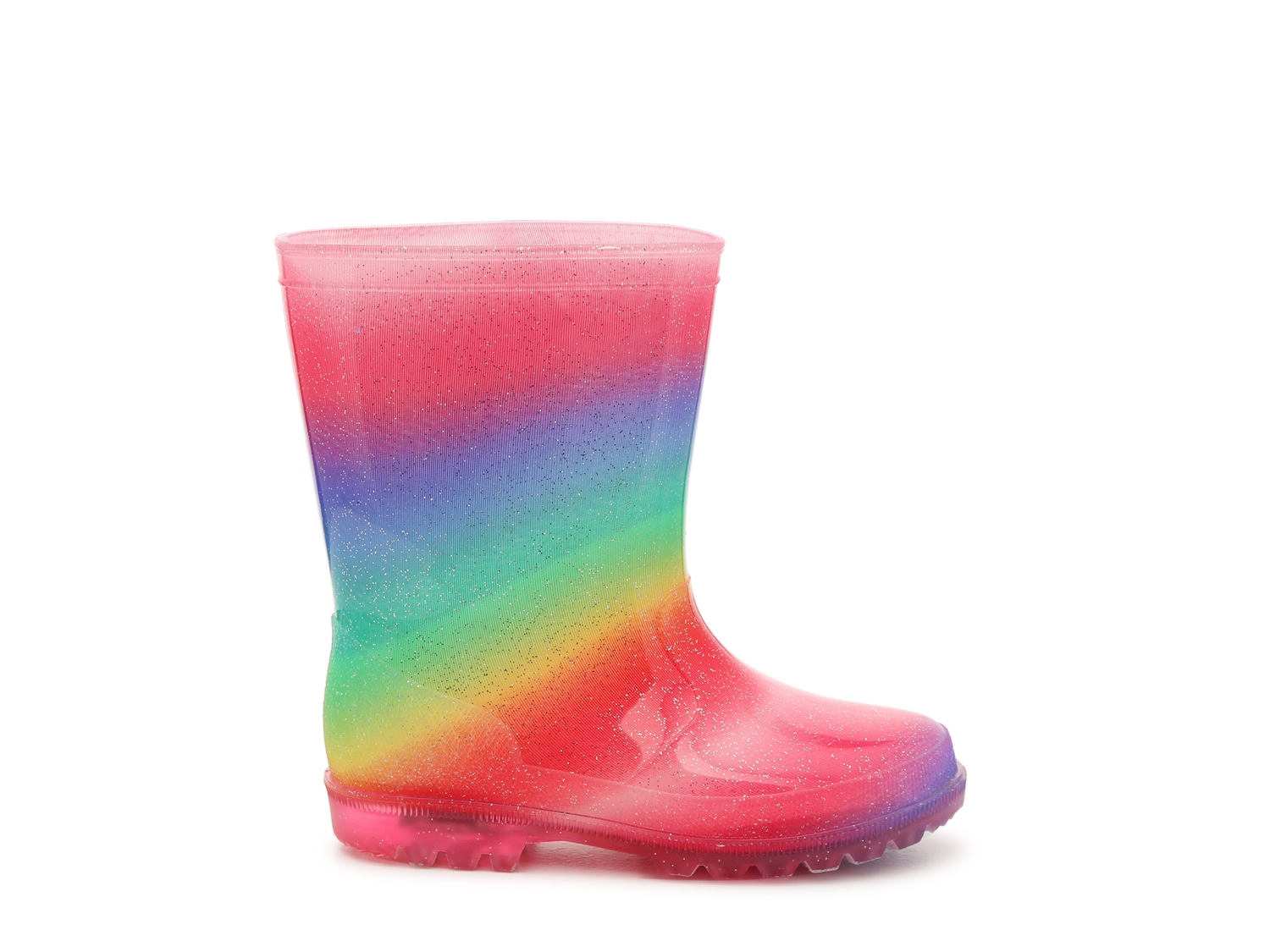 Olive Edie Rainbow Light Up Rain Boot Kids Dsw
