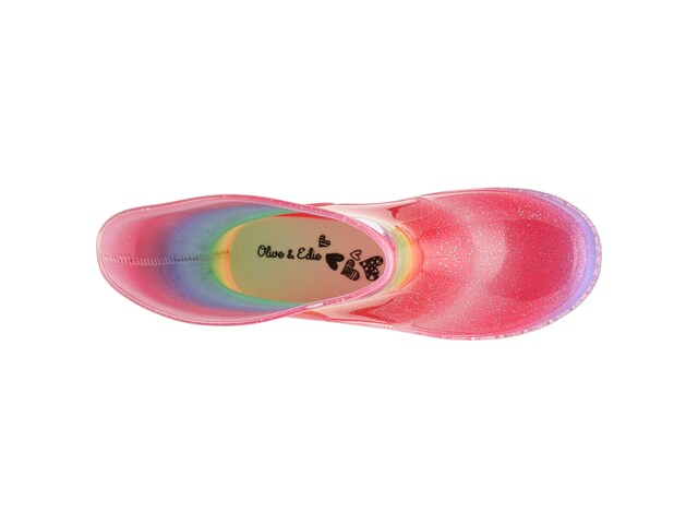 Olive & Edie Rainbow Light-Up Rain Boot - Kids' | DSW