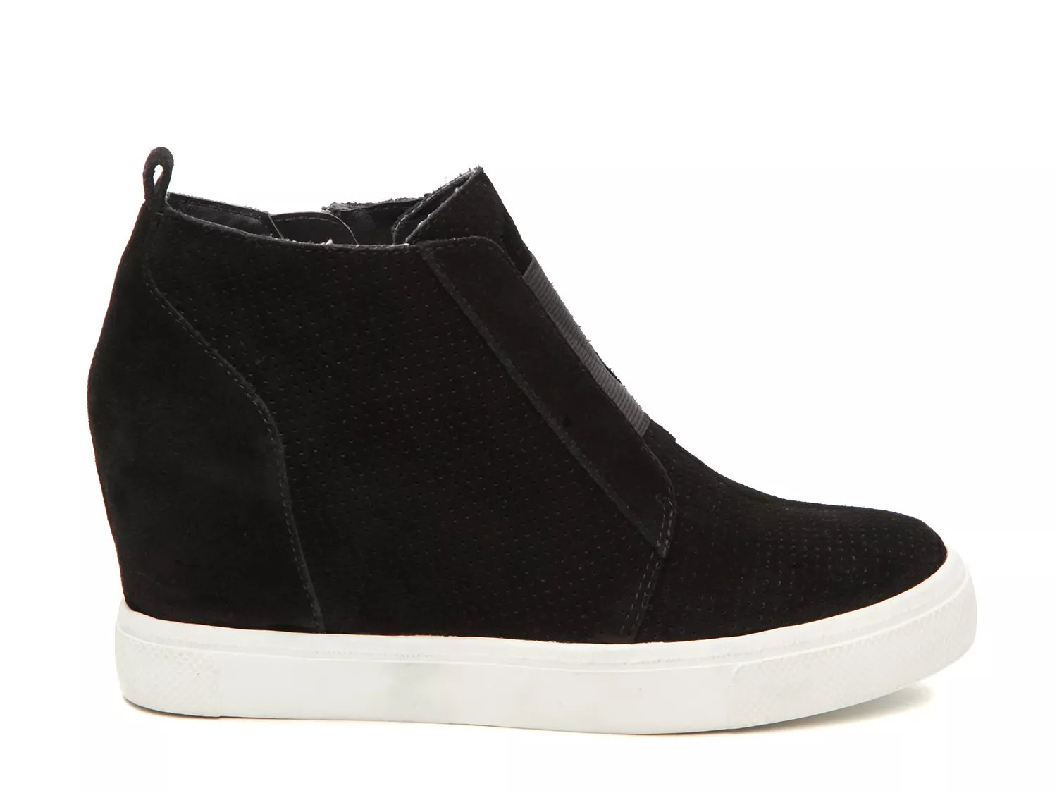 black steve madden wedge sneaker