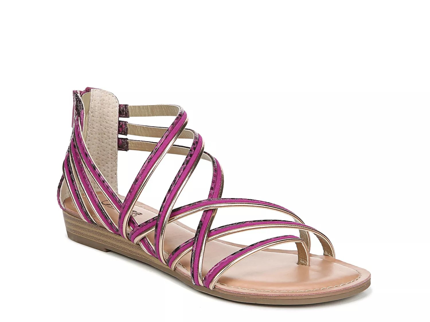 dsw hot pink sandals