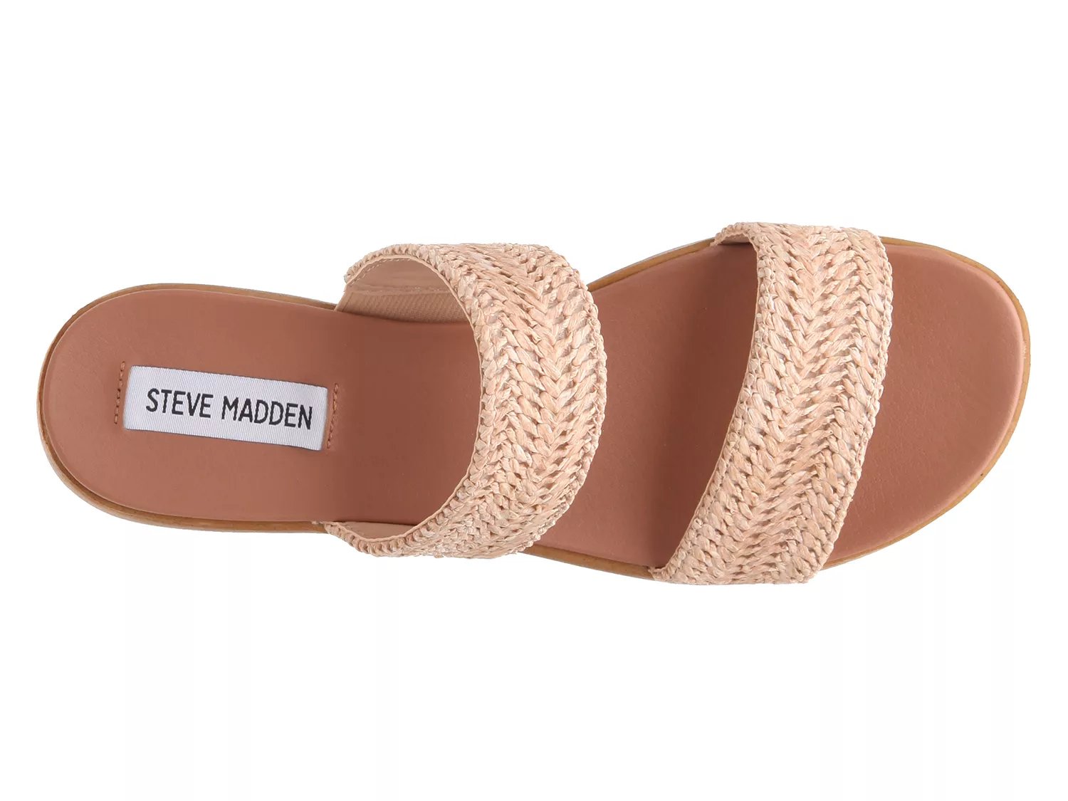 steve madden dual woven slide