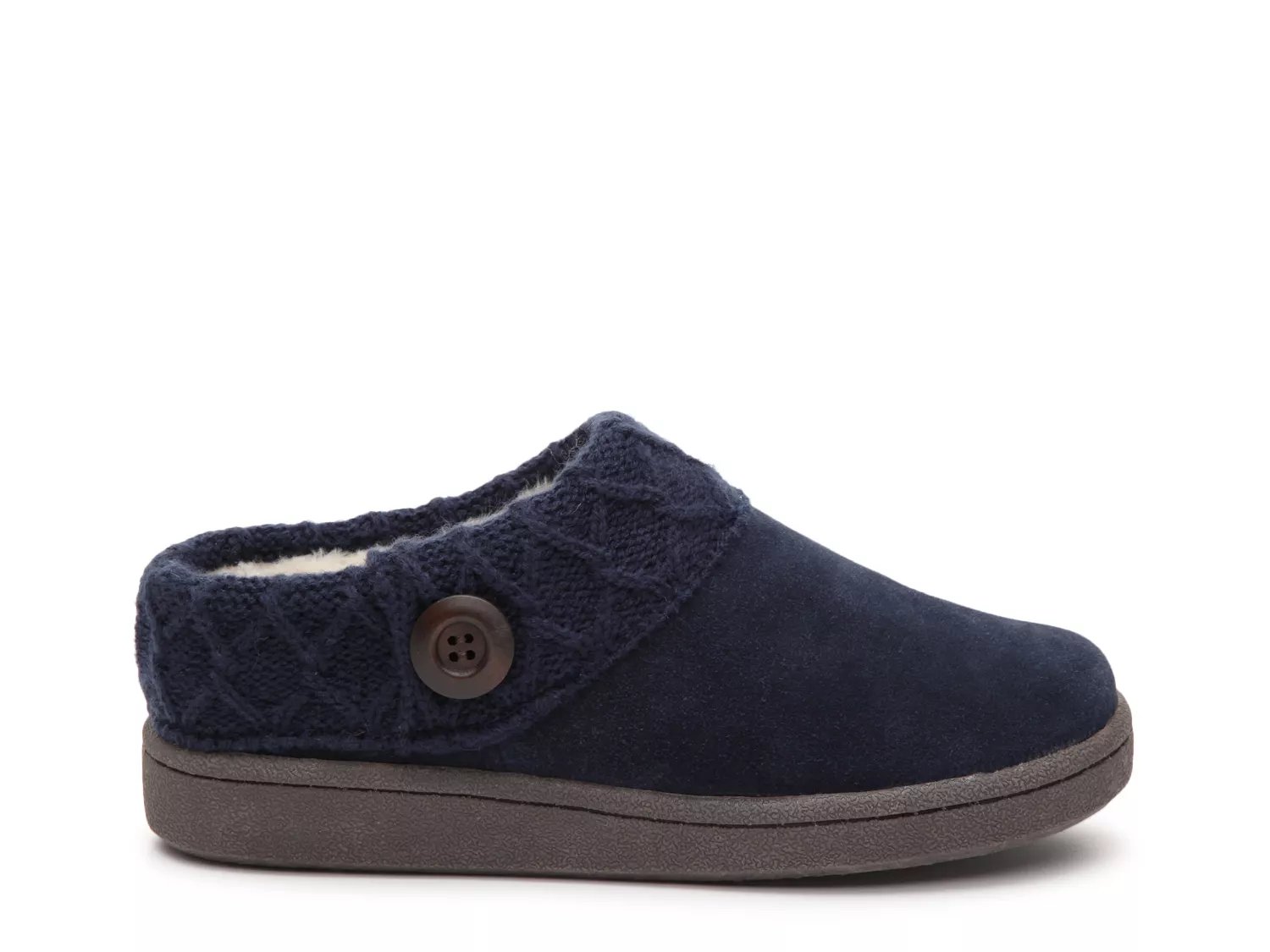 clarks sweater knit scuff slipper