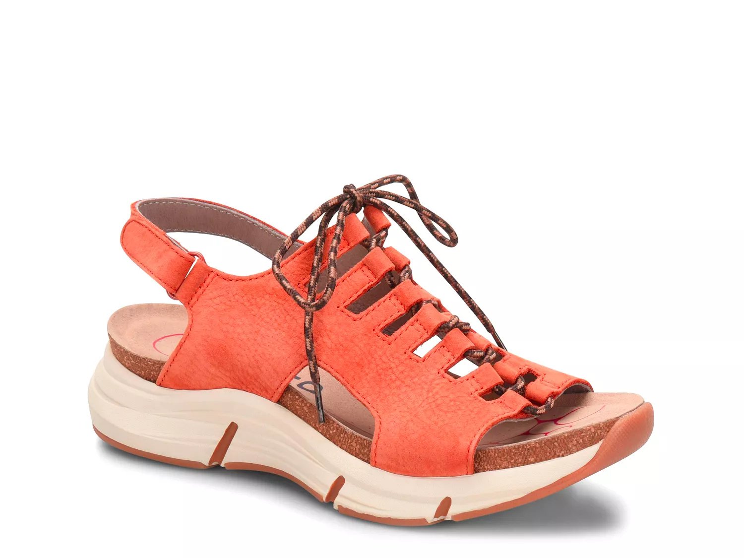 dsw orange sandals