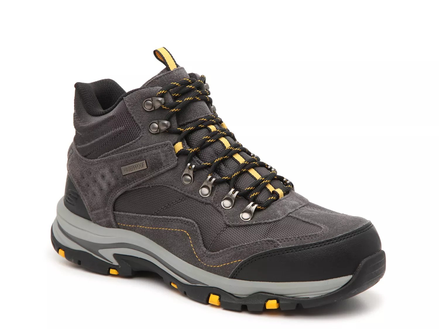 skechers memory foam mens boots