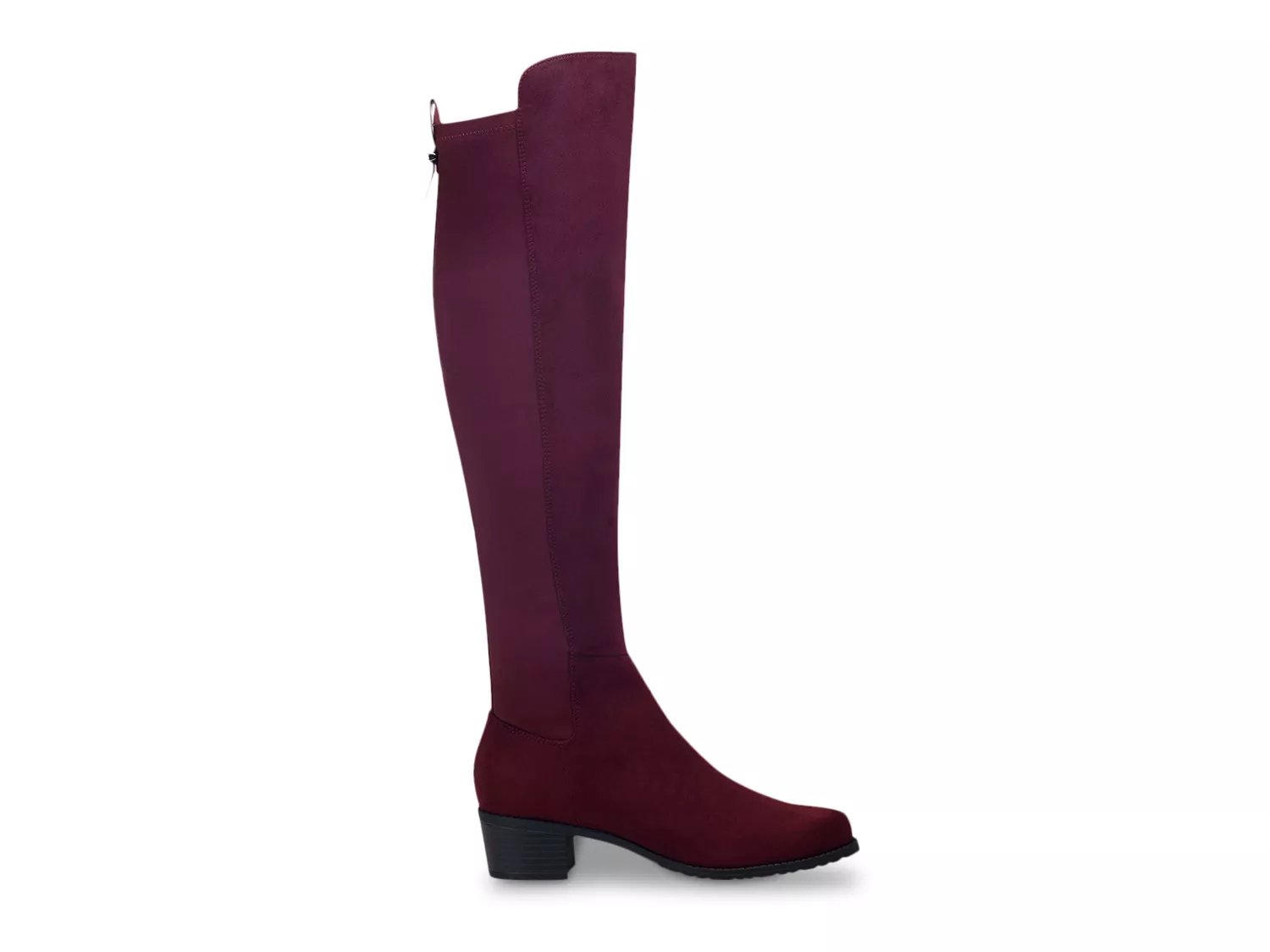 burgundy booties dsw