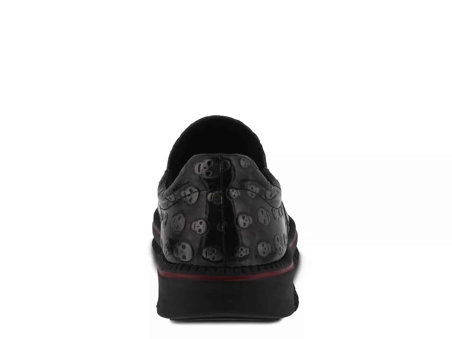 spring step skull shoes