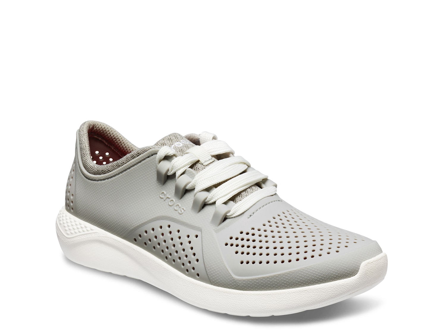 crocs tennis shoes white