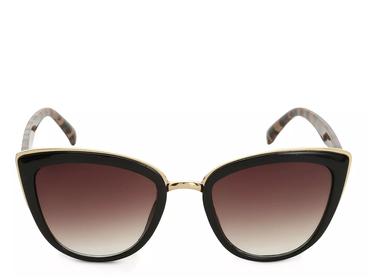 Kelly & Katie Chain Reaction Round Sunglasses | Women's | Brown/Black Tortoise Shell | Size One Size | Sunglasses