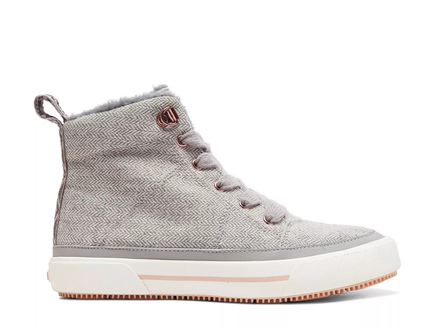 roxy women's ivan fur high top sneaker boot