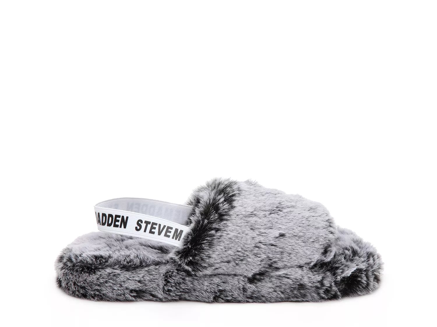 steve madden black slippers