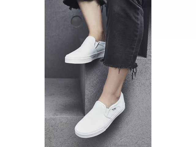 Vans Asher Slip On Sneaker Women s