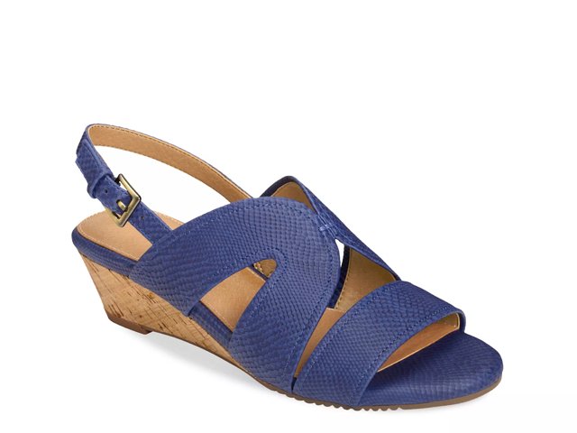 Dsw navy wedge sandals store