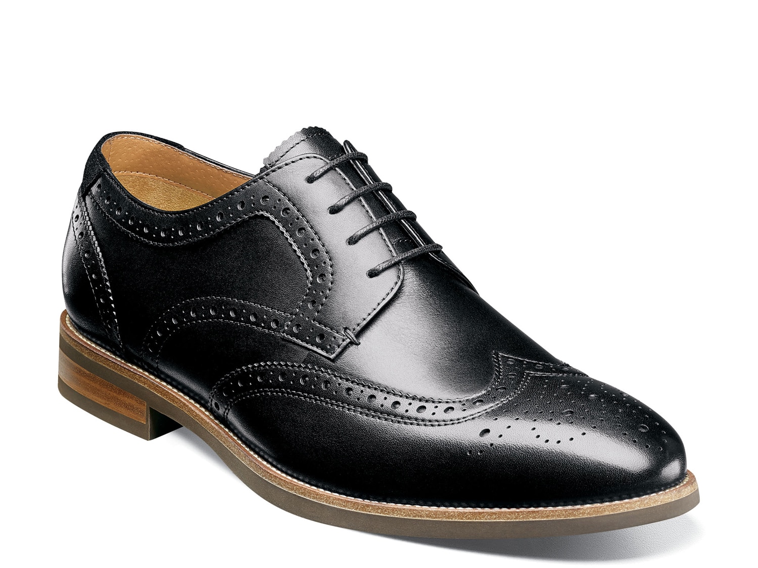 Men's Black Florsheim Wingtip Shoes | DSW