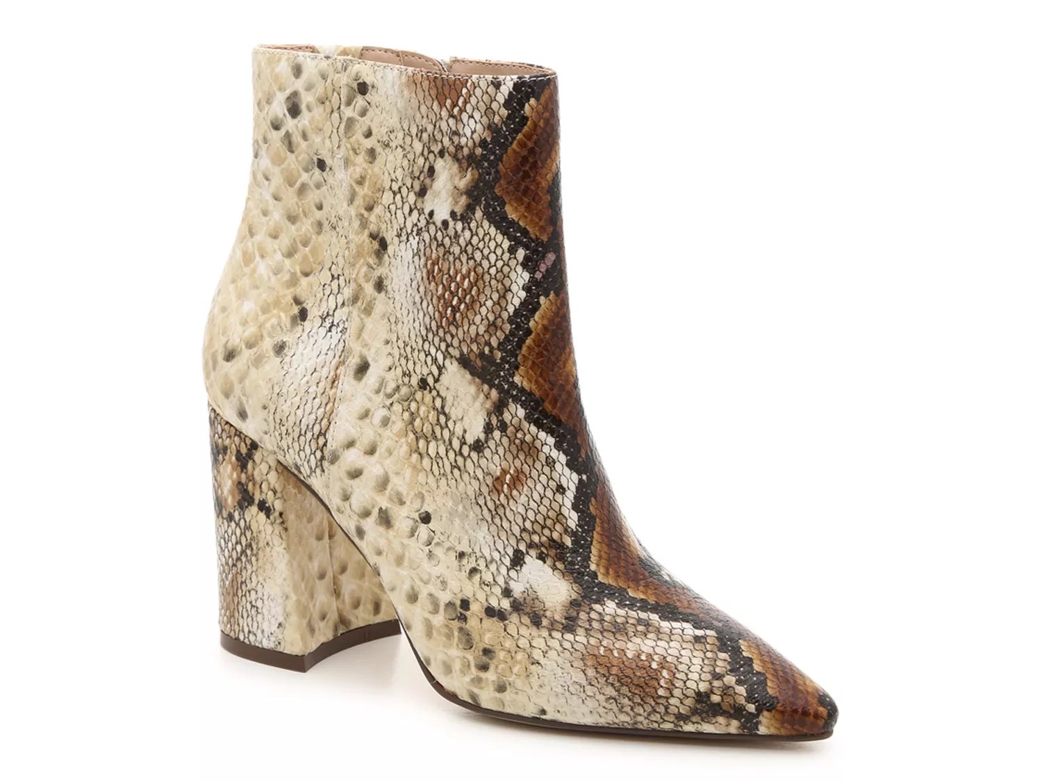 dsw snakeskin booties