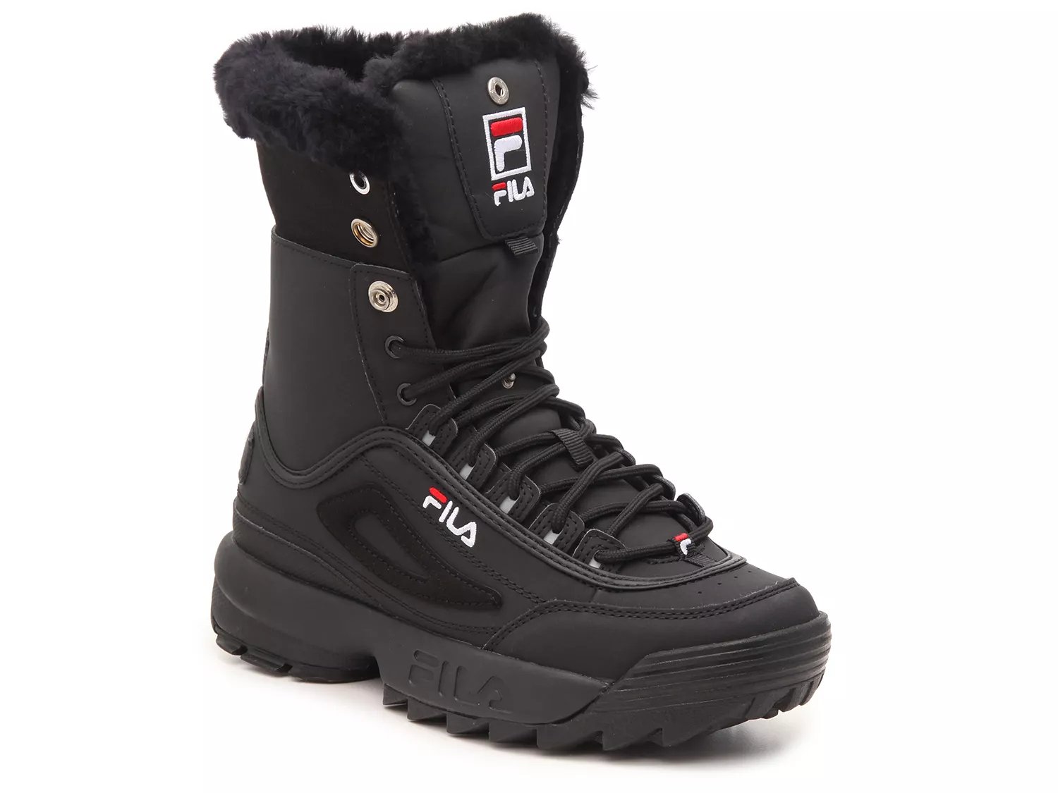 disruptor faux shearling sneaker