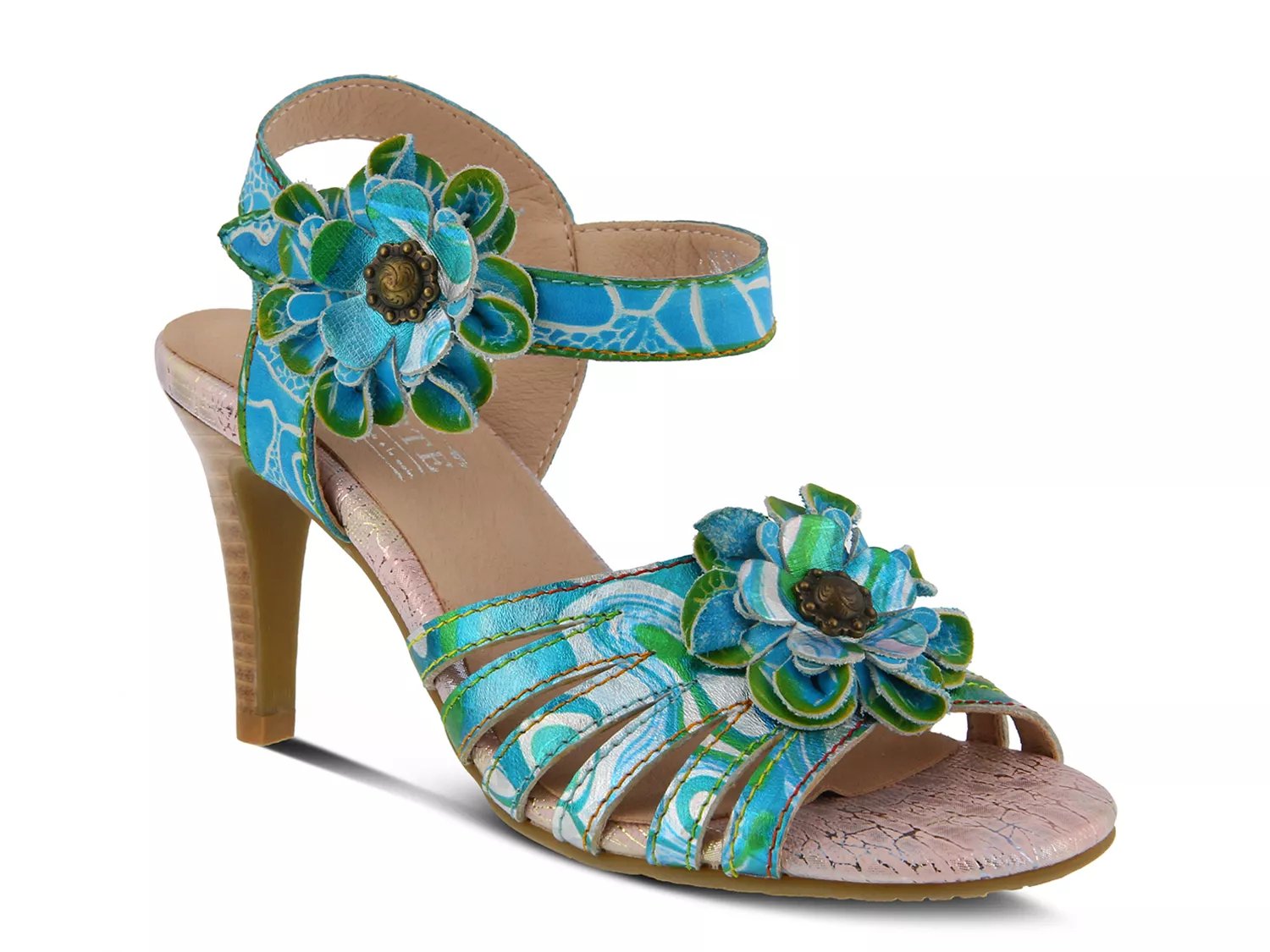 cute turquoise sandals