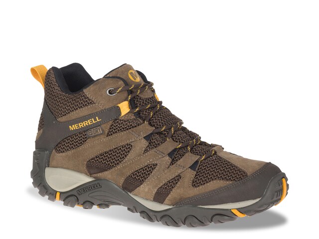 Merrell Alverston Waterproof Hiking Boot - Men's - Free Shipping | DSW