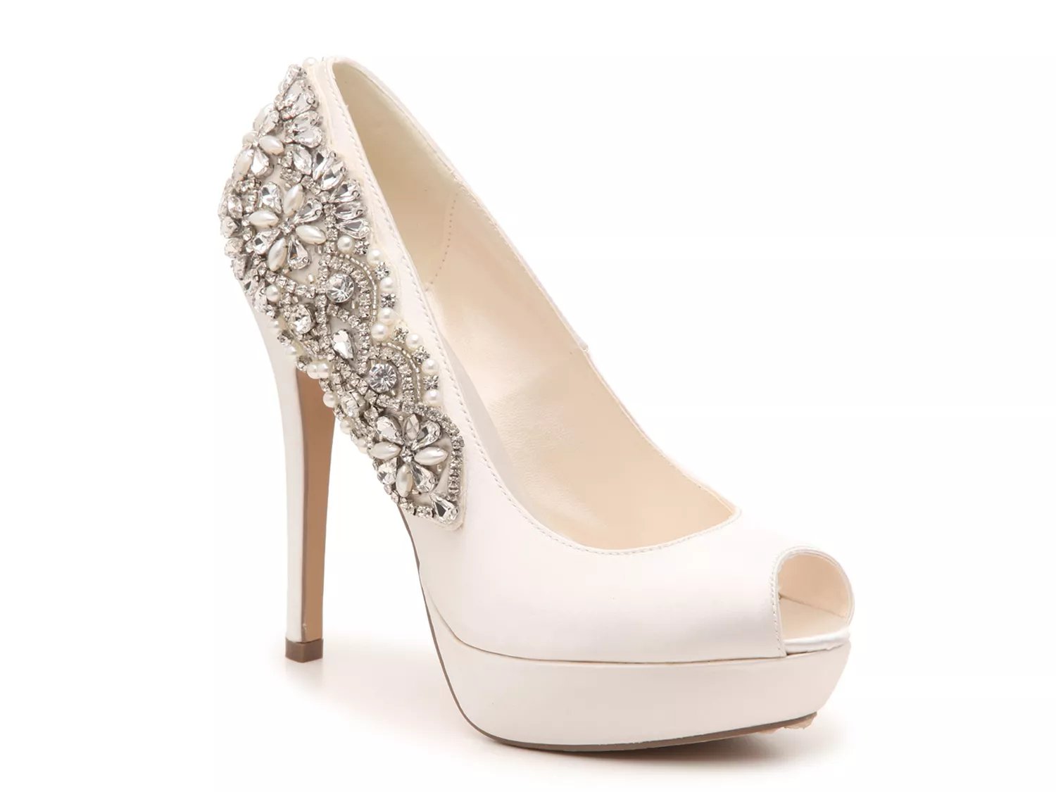 Paradox London Indulgence Platform Pump | Women's | Ivory | Size 9 | Pumps | Stiletto