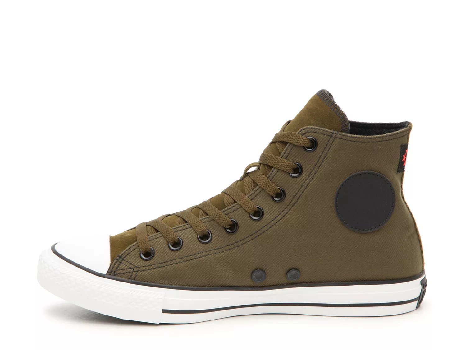 hunter green converse high tops