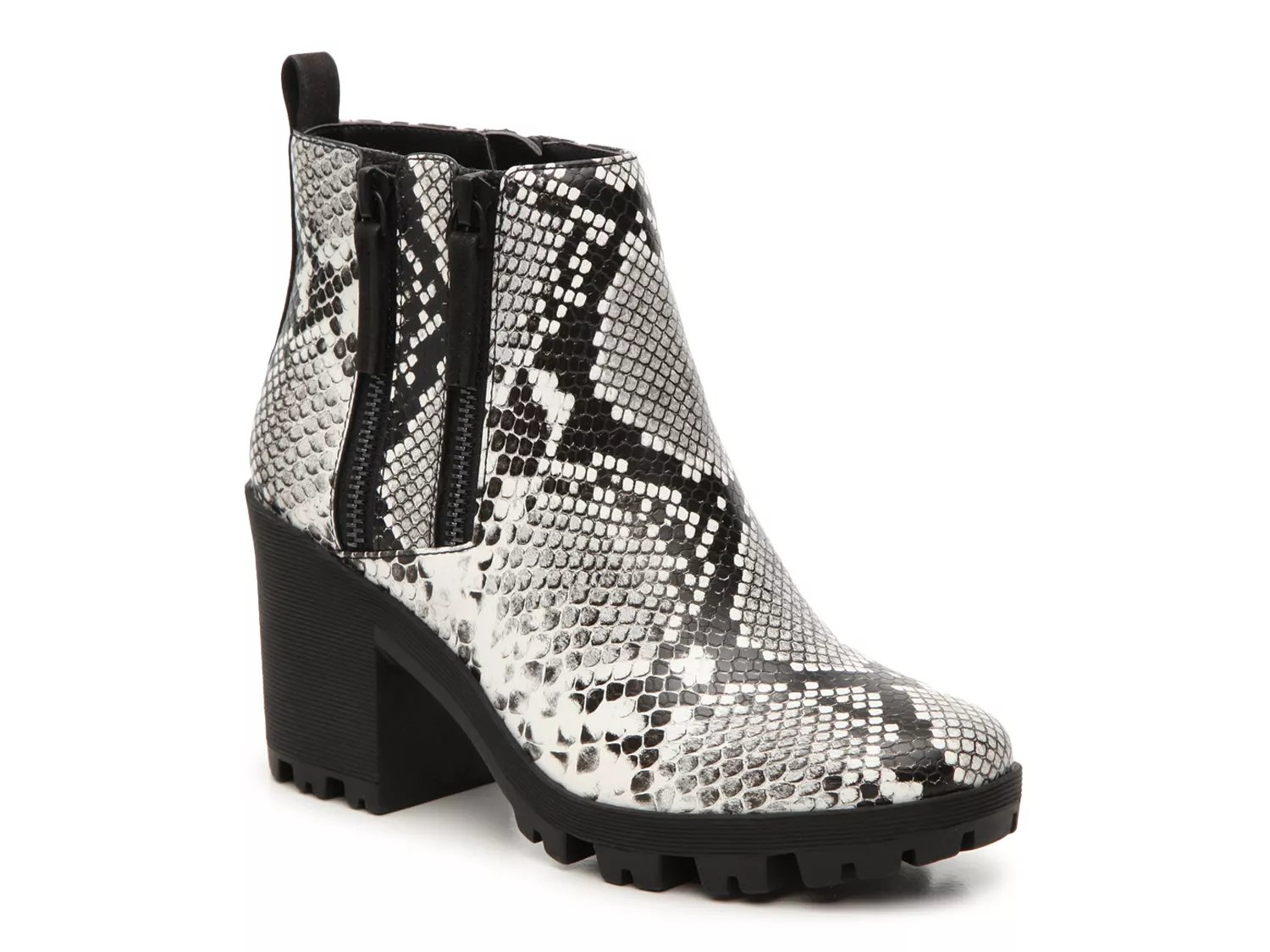 dsw block heel booties