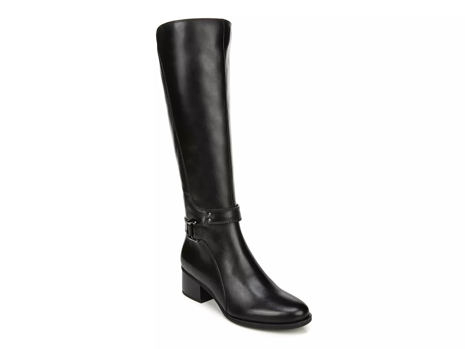 dsw black boots knee high