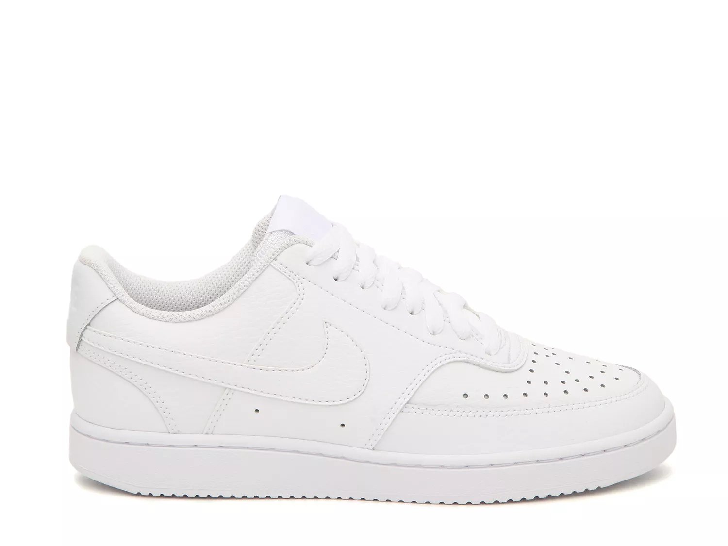 nike court vision low all white