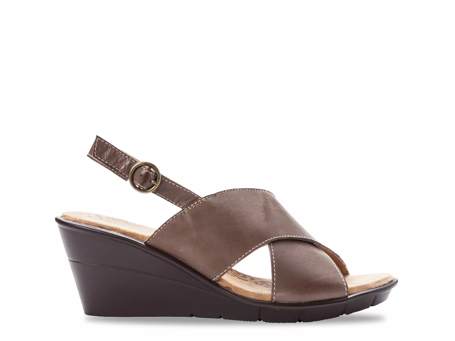 marina luna comfort wedge sandals